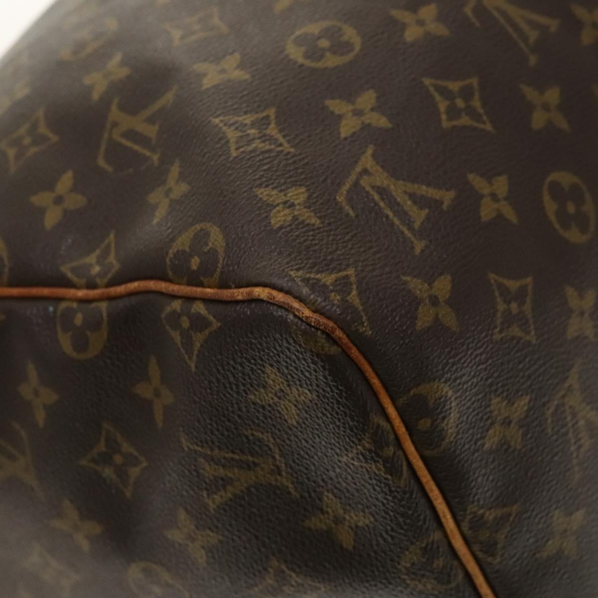 LOUIS VUITTON Monogram Keepall 55 Boston Bag M41424 LV Auth 140305