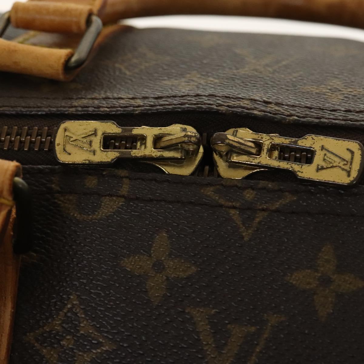 LOUIS VUITTON Monogram Keepall 55 Boston Bag M41424 LV Auth 140305