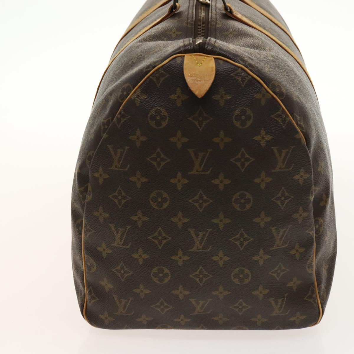 LOUIS VUITTON Monogram Keepall 55 Boston Bag M41424 LV Auth 140305