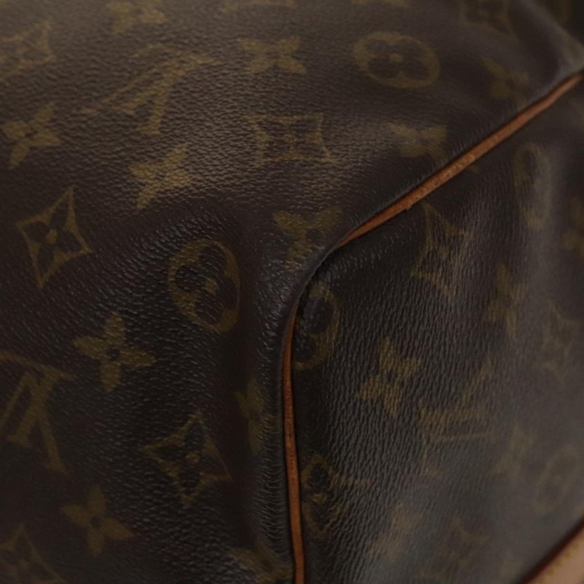 LOUIS VUITTON Monogram Keepall Bandouliere 60 Boston Bag M41412 LV Auth 140306