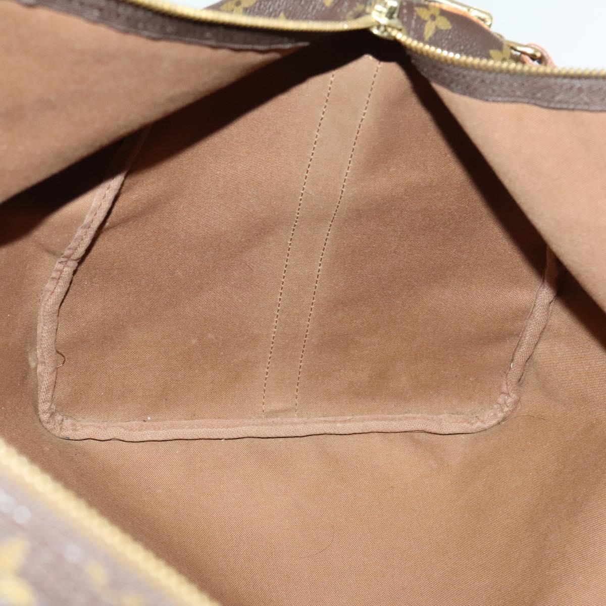 LOUIS VUITTON Monogram Keepall Bandouliere 60 Boston Bag M41412 LV Auth 140306
