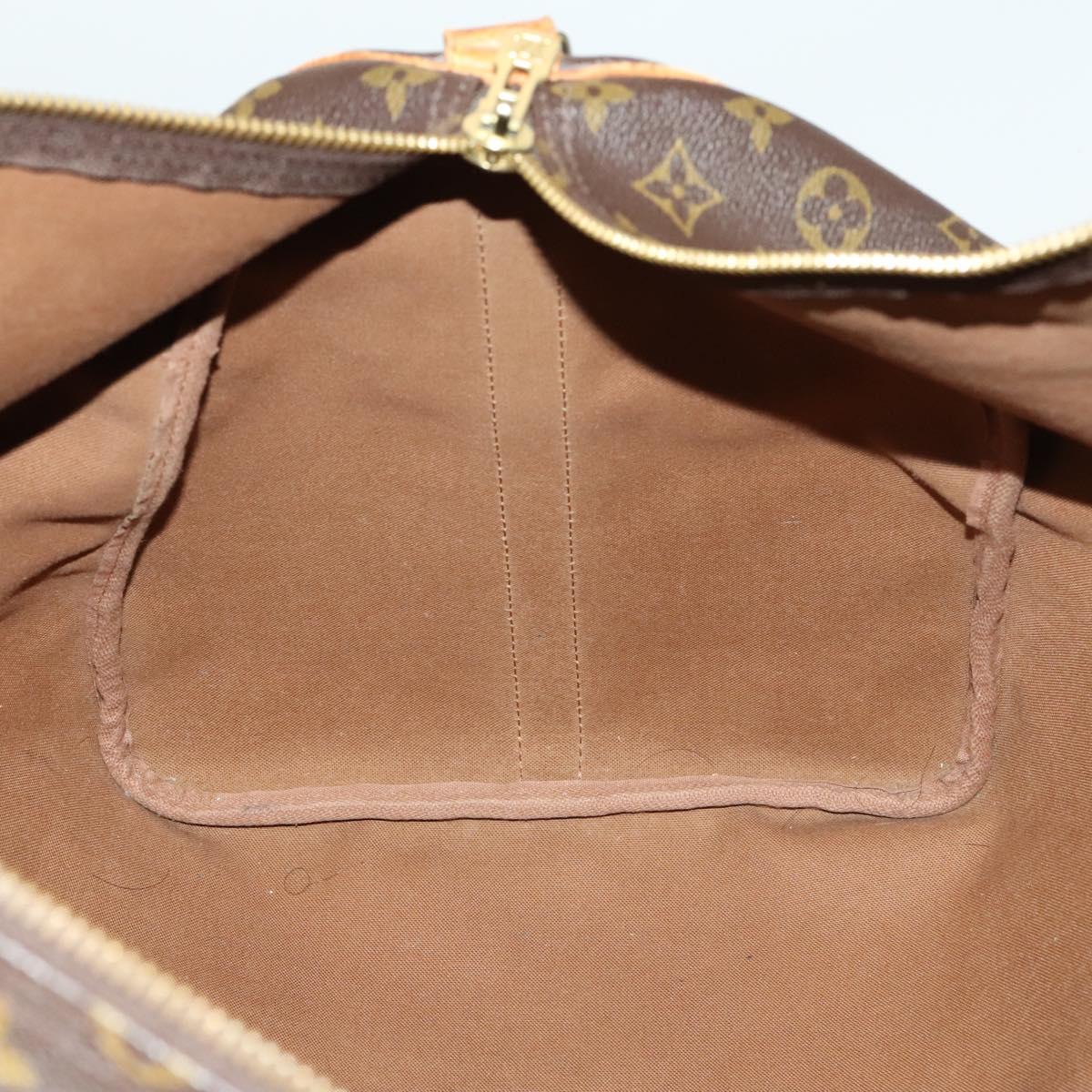 LOUIS VUITTON Monogram Keepall Bandouliere 60 Boston Bag M41412 LV Auth 140306