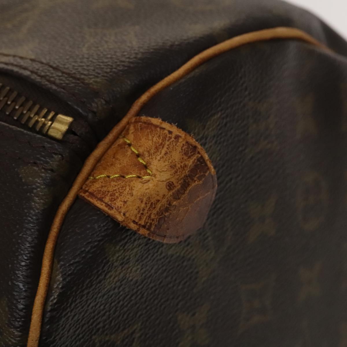 LOUIS VUITTON Monogram Keepall 60 Boston Bag M41422 LV Auth 140307