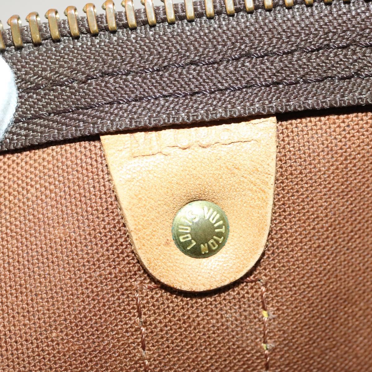 LOUIS VUITTON Monogram Keepall 60 Boston Bag M41422 LV Auth 140307