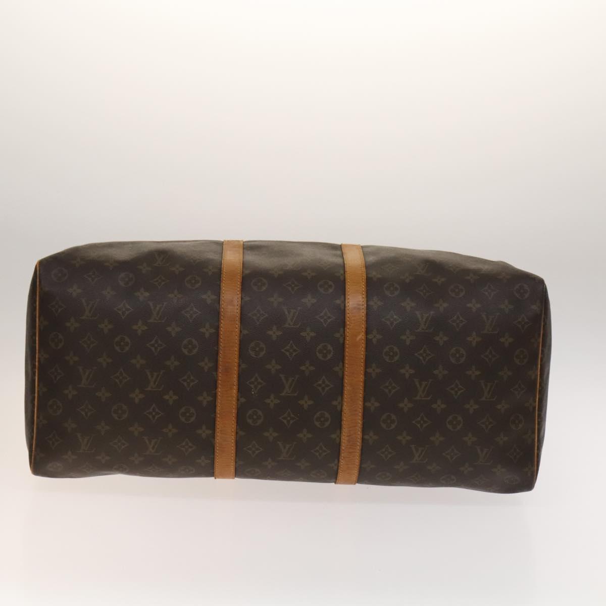 LOUIS VUITTON Monogram Keepall 60 Boston Bag M41422 LV Auth 140307