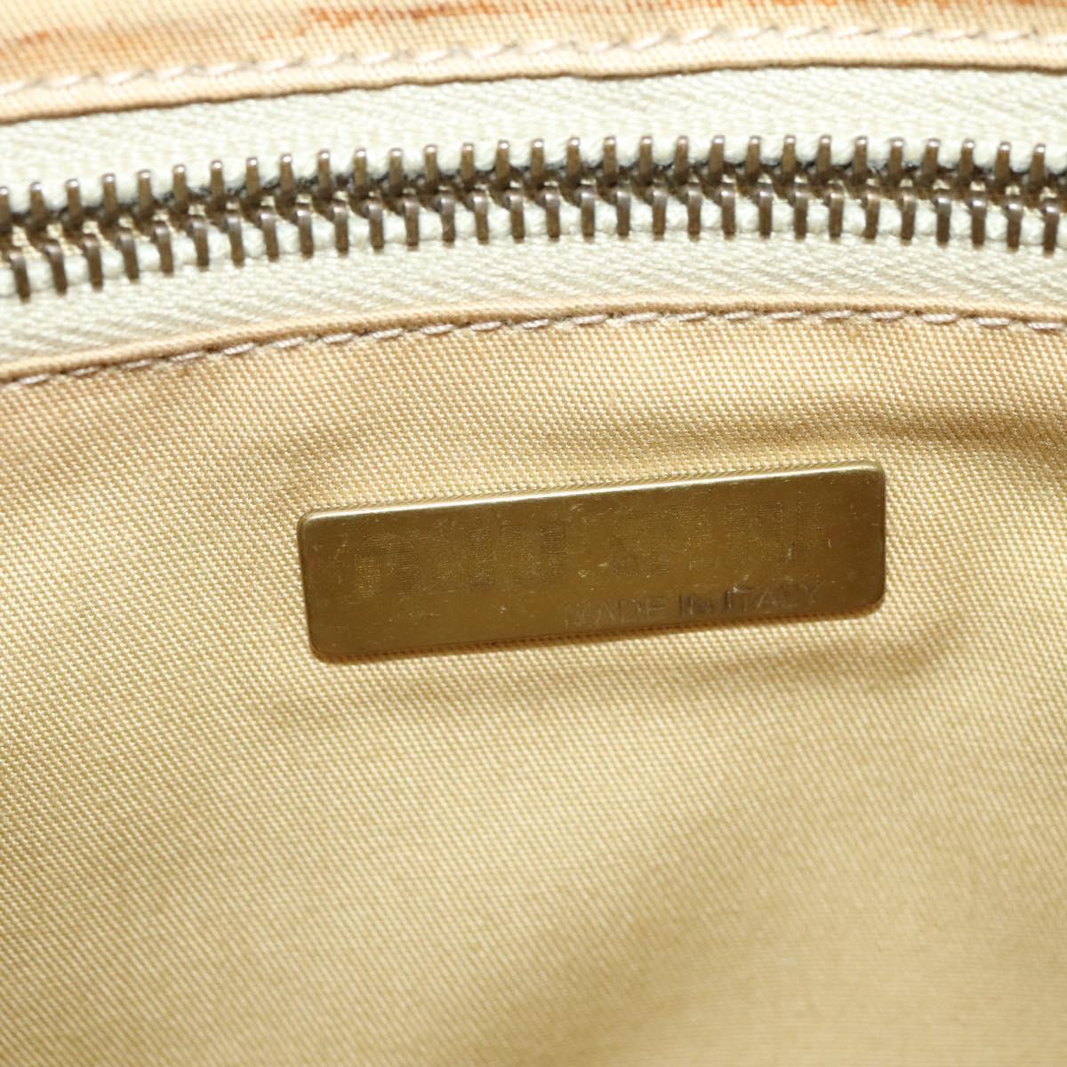 Miu Miu Shoulder Bag Leather Pink Gold Auth 140313