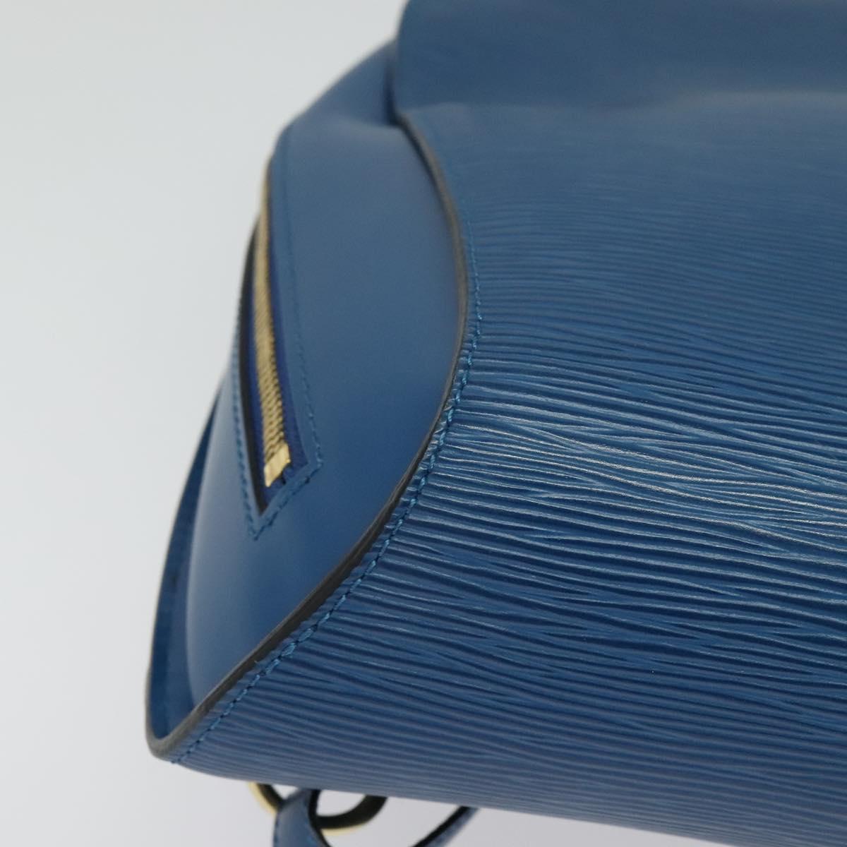 LOUIS VUITTON Epi Mabillon Backpack Blue M52235 LV Auth 140323