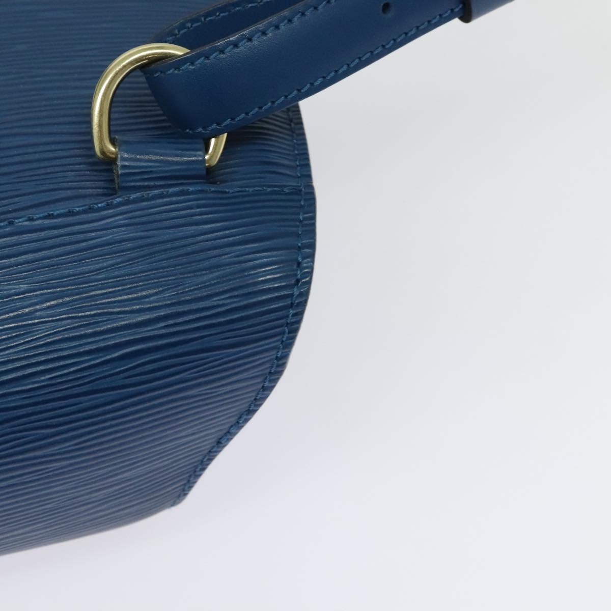 LOUIS VUITTON Epi Mabillon Backpack Blue M52235 LV Auth 140323