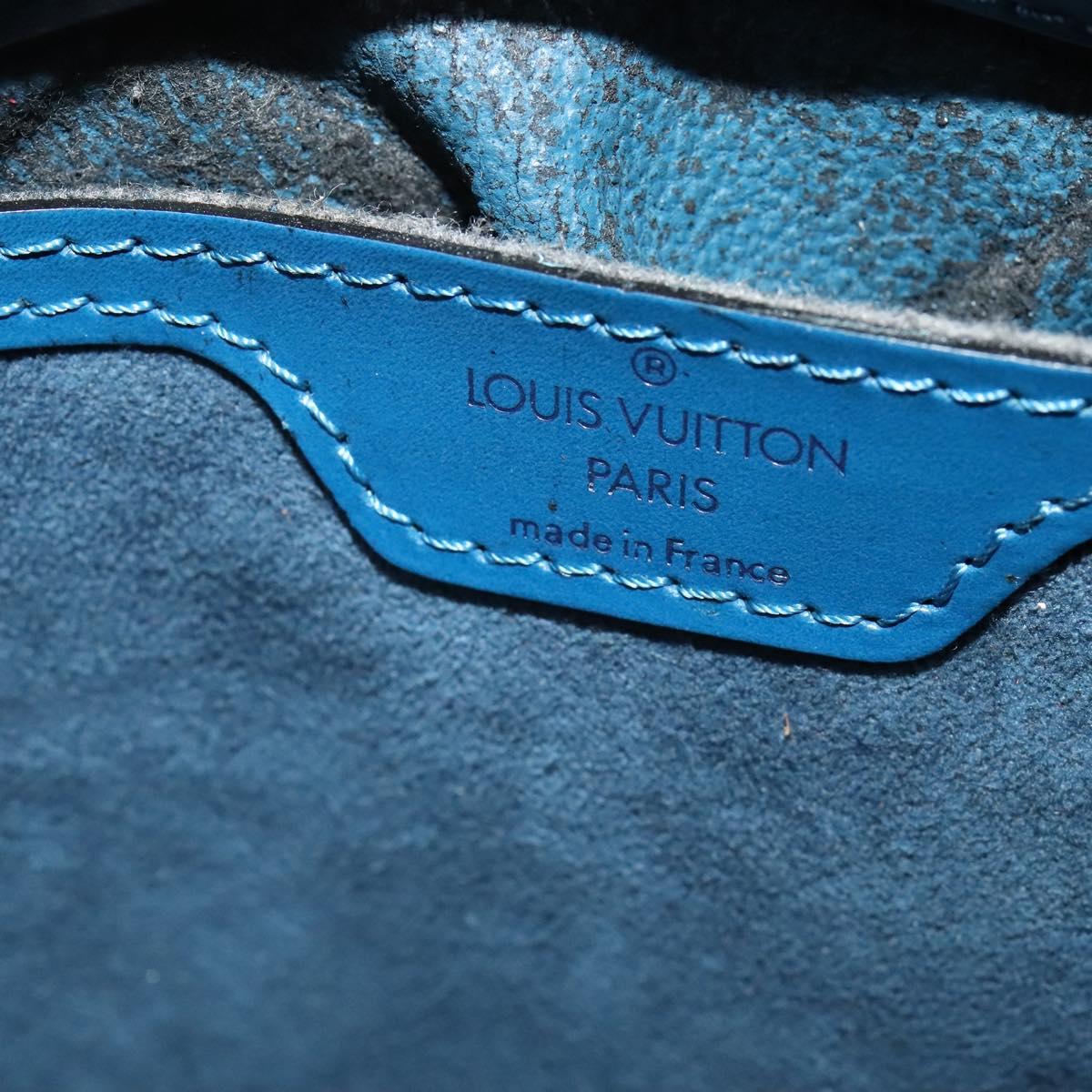 LOUIS VUITTON Epi Mabillon Backpack Blue M52235 LV Auth 140323