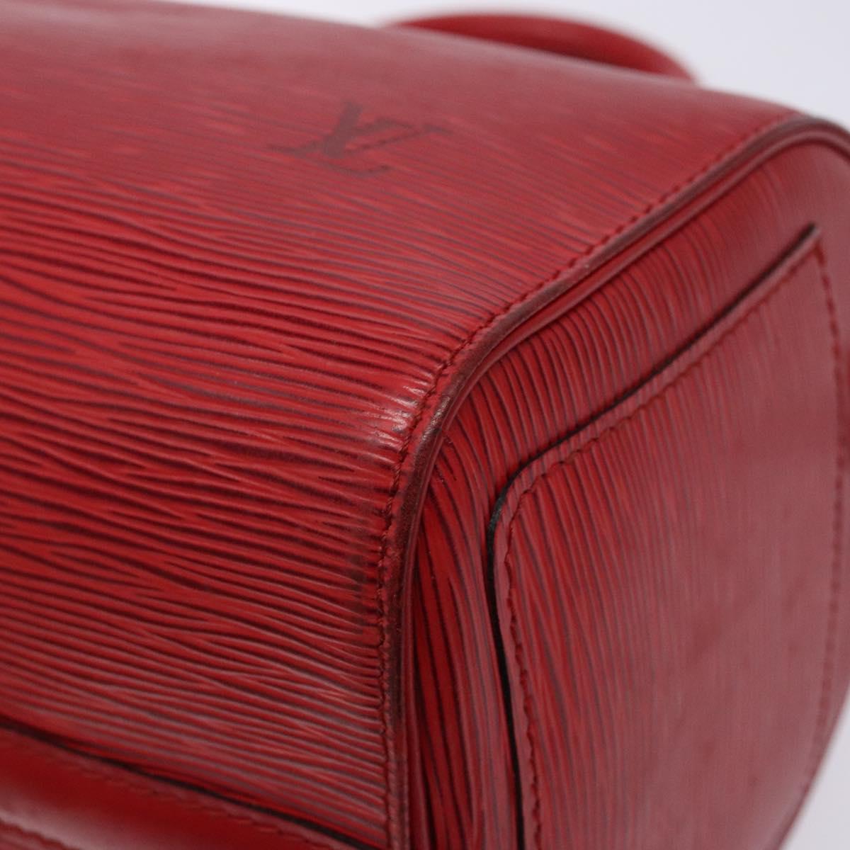 LOUIS VUITTON Epi Speedy 25 Hand Bag Castilian Red M43017 LV Auth 140324