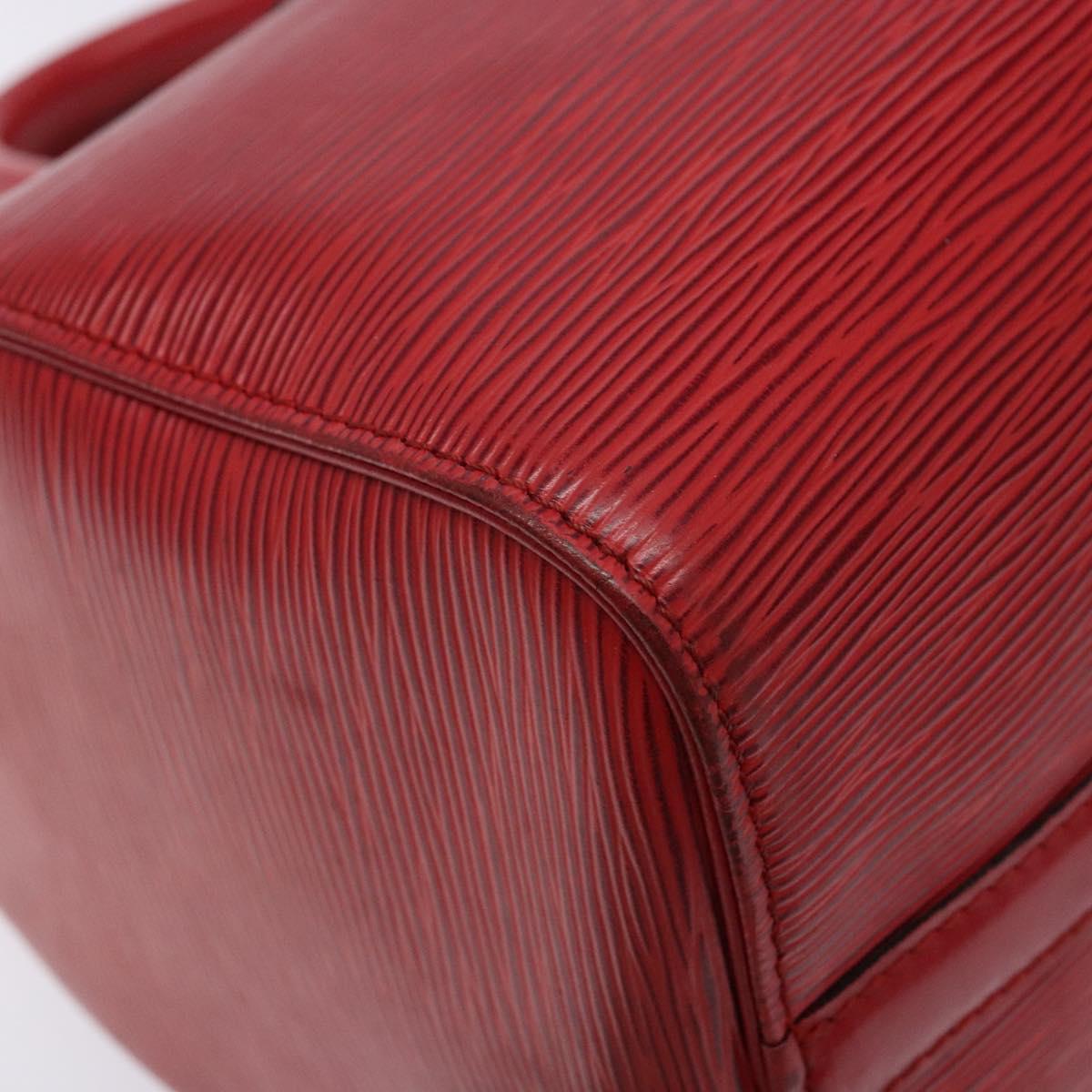LOUIS VUITTON Epi Speedy 25 Hand Bag Castilian Red M43017 LV Auth 140324