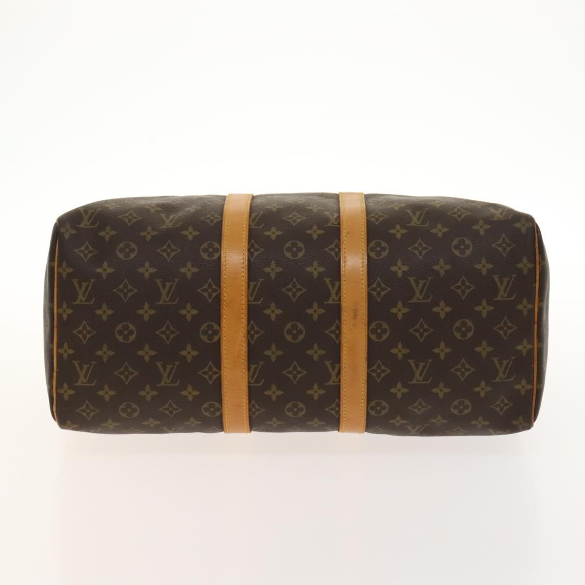 LOUIS VUITTON Monogram Keepall 45 Boston Bag M41428 LV Auth 140333