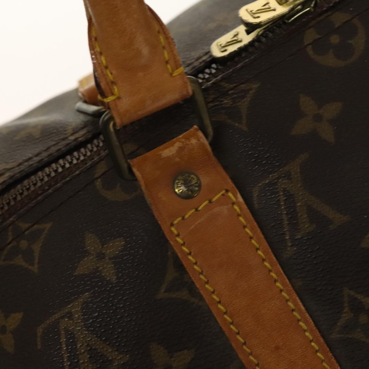 LOUIS VUITTON Monogram Keepall 50 Boston Bag M41426 LV Auth 140334