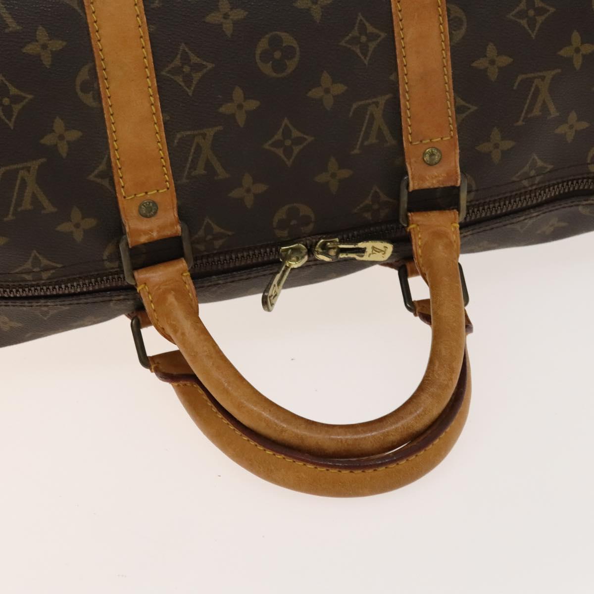 LOUIS VUITTON Monogram Keepall 50 Boston Bag M41426 LV Auth 140334