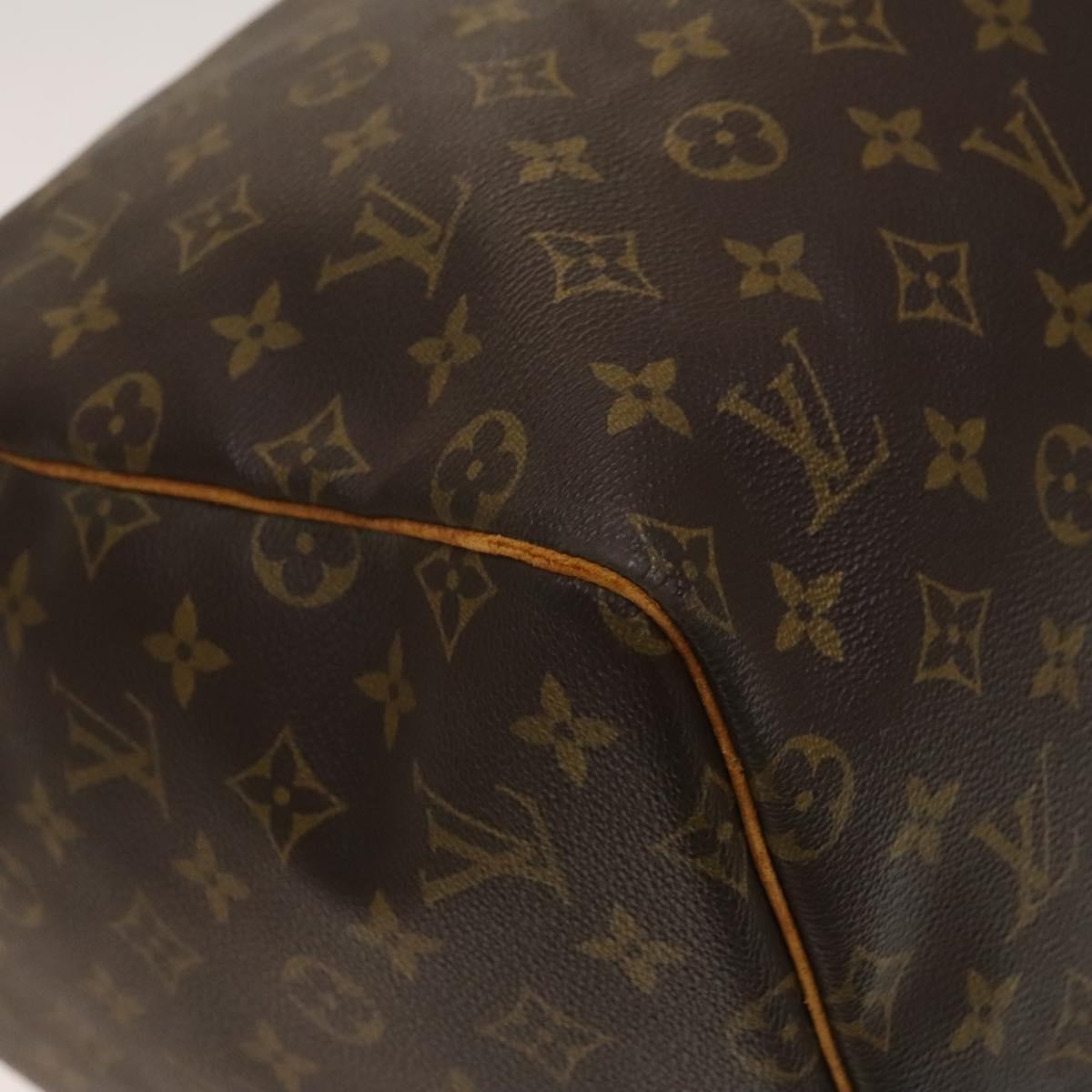 LOUIS VUITTON Monogram Keepall 55 Boston Bag M41424 LV Auth 140335