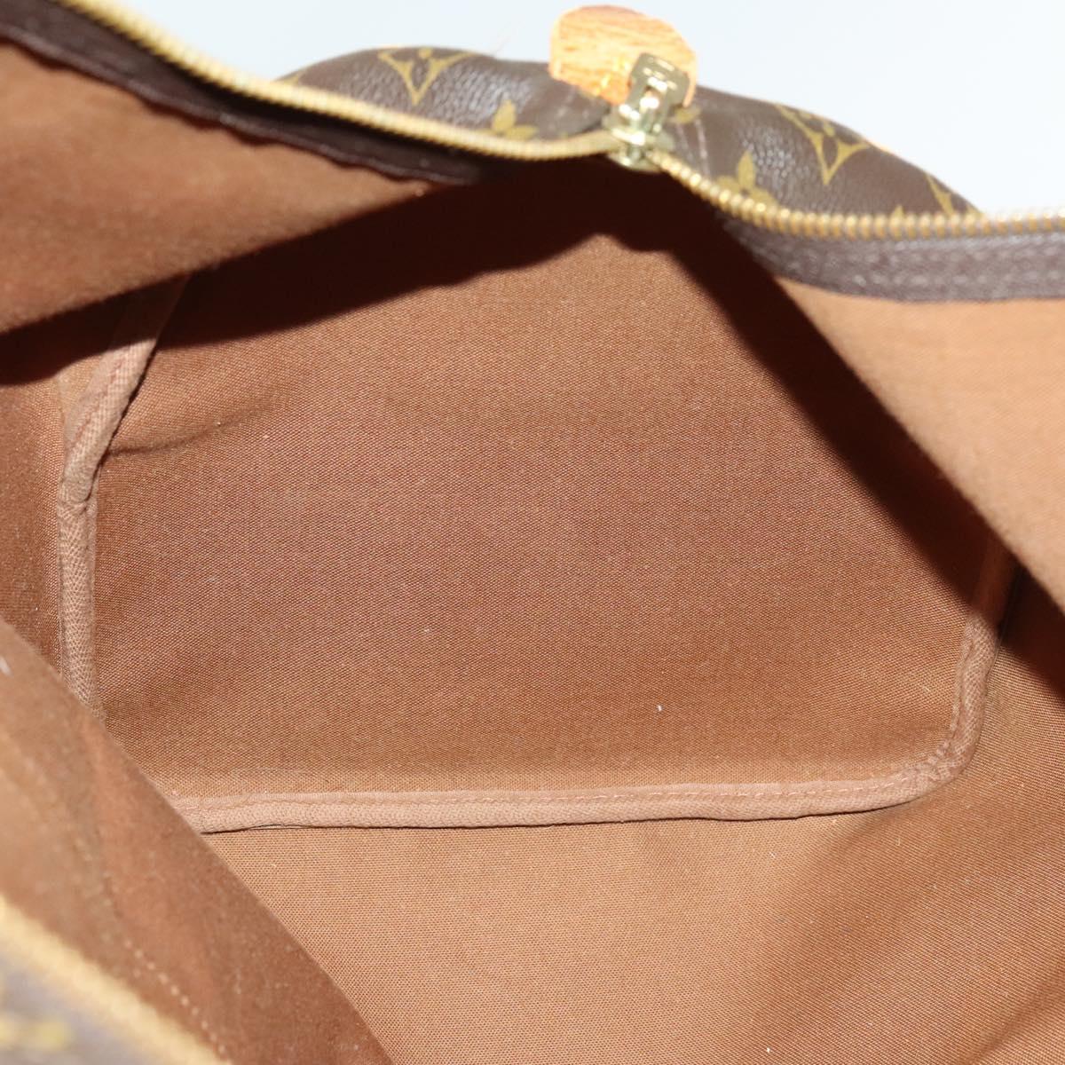 LOUIS VUITTON Monogram Keepall 55 Boston Bag M41424 LV Auth 140335