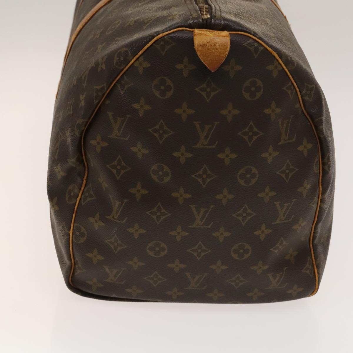 LOUIS VUITTON Monogram Keepall 55 Boston Bag M41424 LV Auth 140335