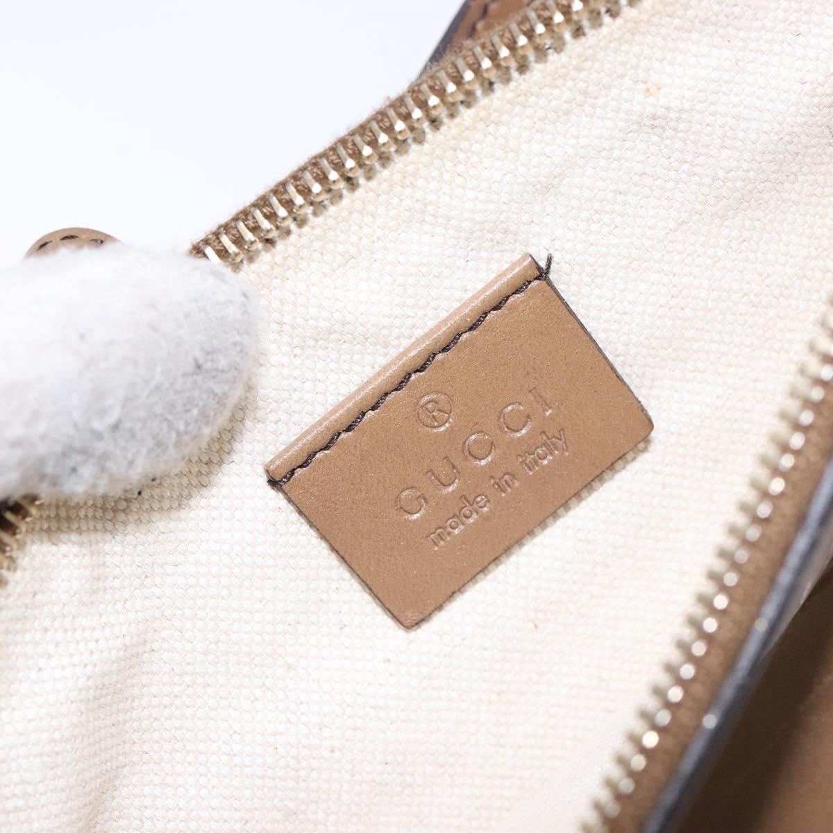 GUCCI GG Canvas Tote Bag Beige Gold 269878 Auth 140339