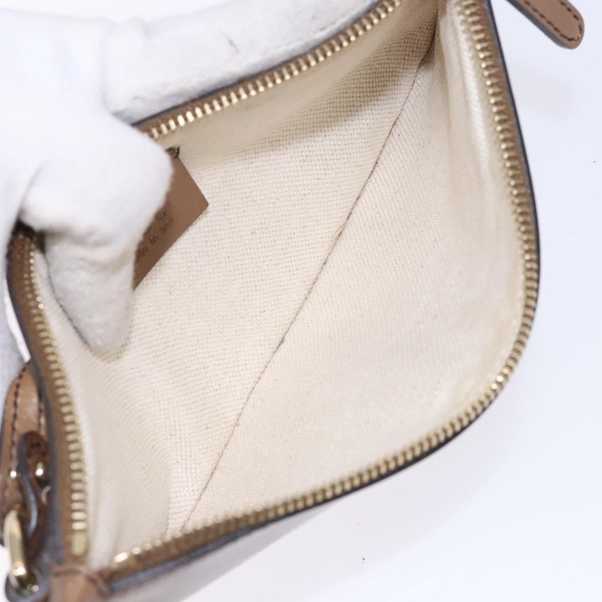 GUCCI GG Canvas Tote Bag Beige Gold 269878 Auth 140339