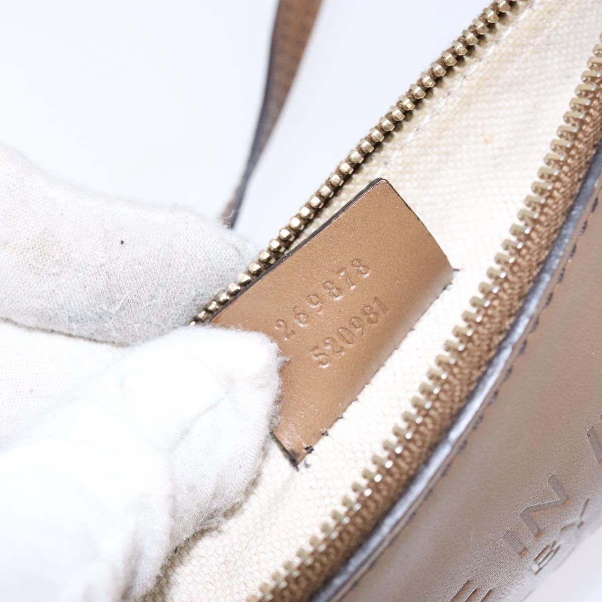 GUCCI GG Canvas Tote Bag Beige Gold 269878 Auth 140339