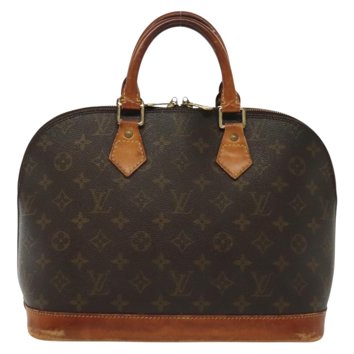 LOUIS VUITTON Monogram Alma Hand Bag M51130 LV Auth 140347