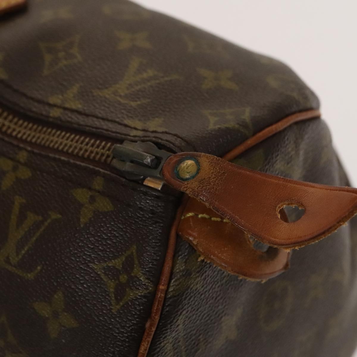LOUIS VUITTON Monogram Speedy 40 Hand Bag M41522 LV Auth 140349
