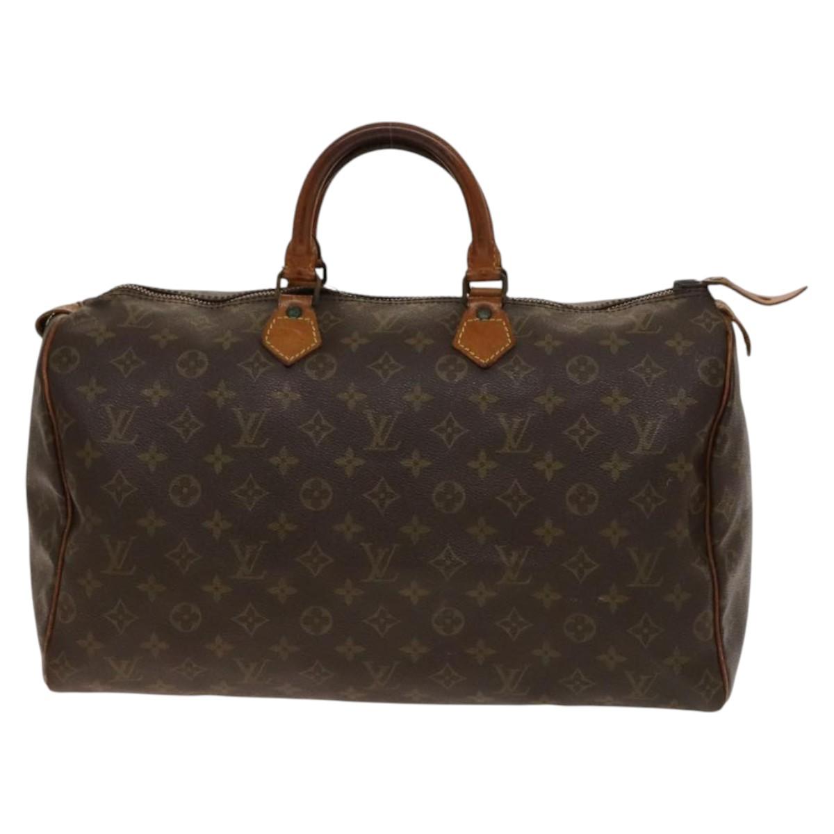 LOUIS VUITTON Monogram Speedy 40 Hand Bag M41522 LV Auth 140349