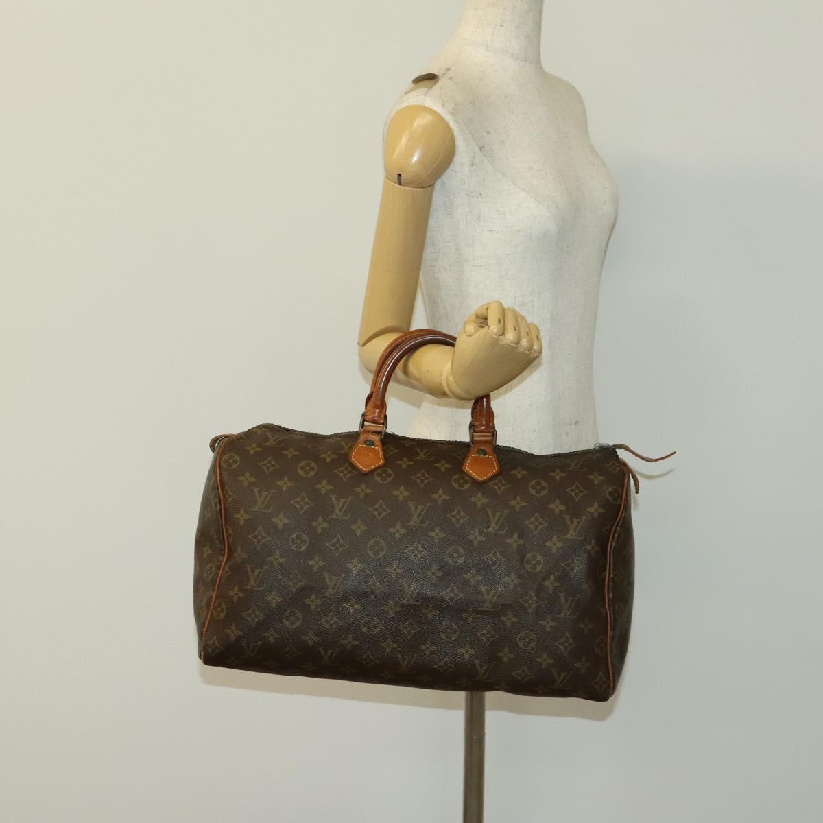 LOUIS VUITTON Monogram Speedy 40 Hand Bag M41522 LV Auth 140349