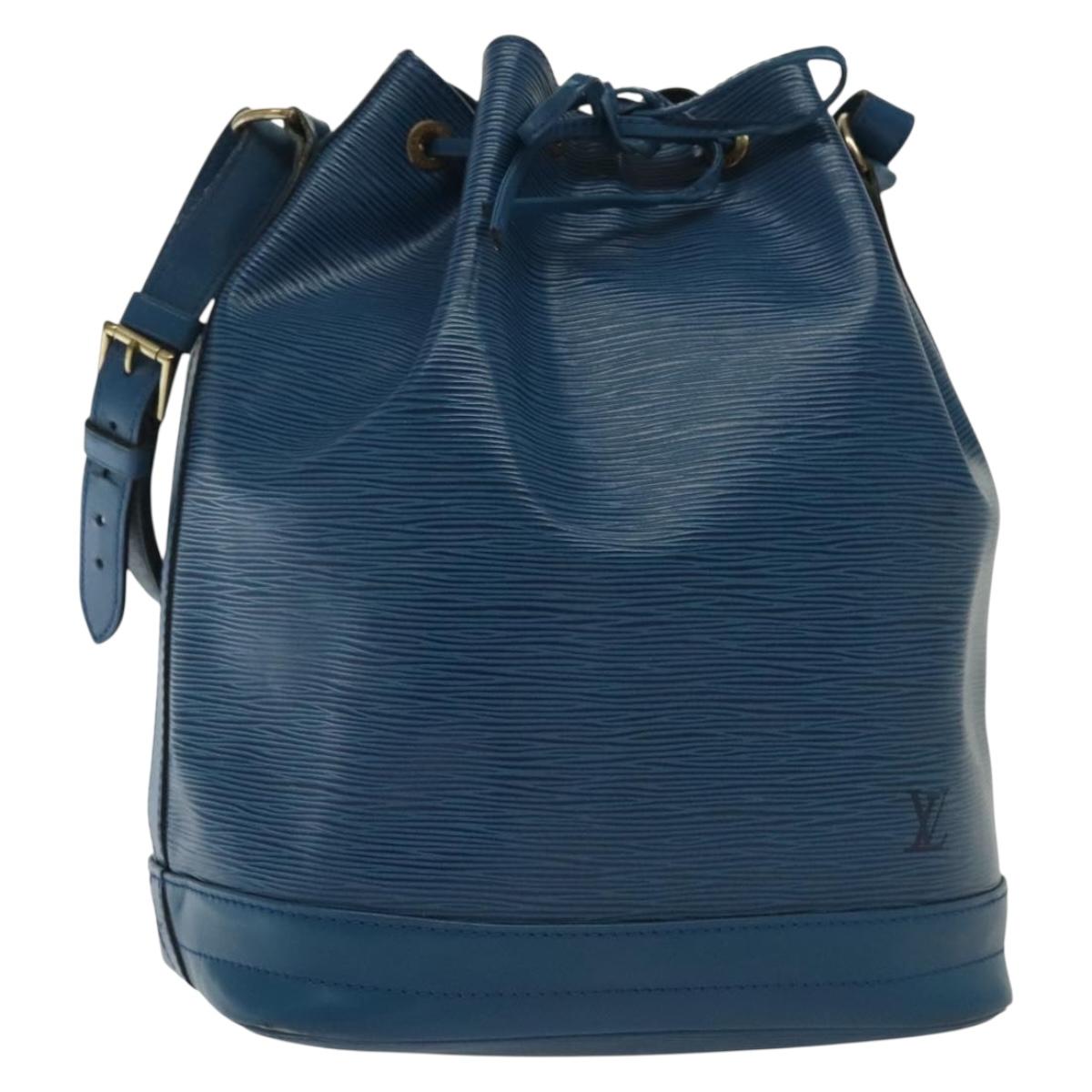 LOUIS VUITTON Epi Noe Shoulder Bag Toledo Blue M44005 LV Auth 140350