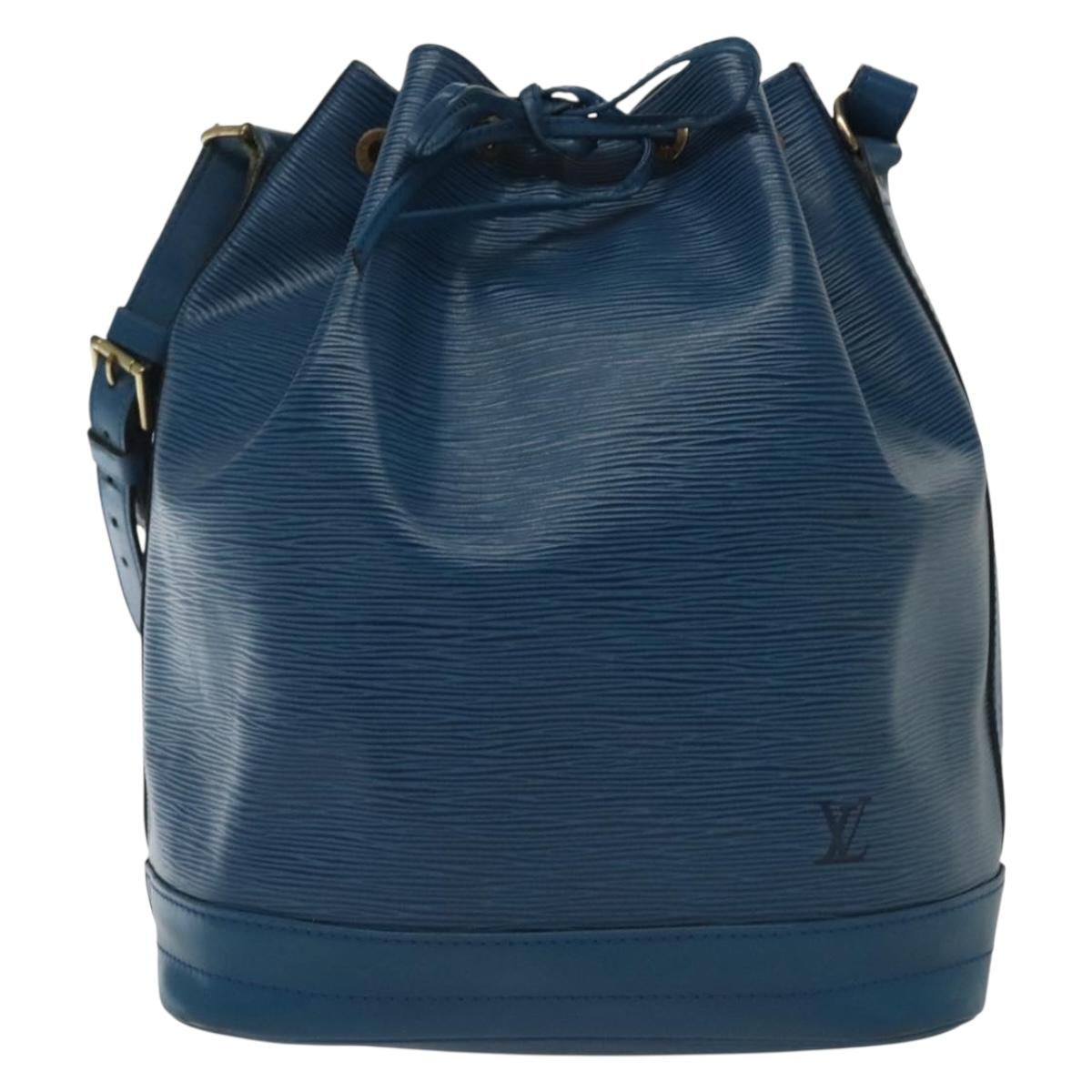 LOUIS VUITTON Epi Noe Shoulder Bag Toledo Blue M44005 LV Auth 140350