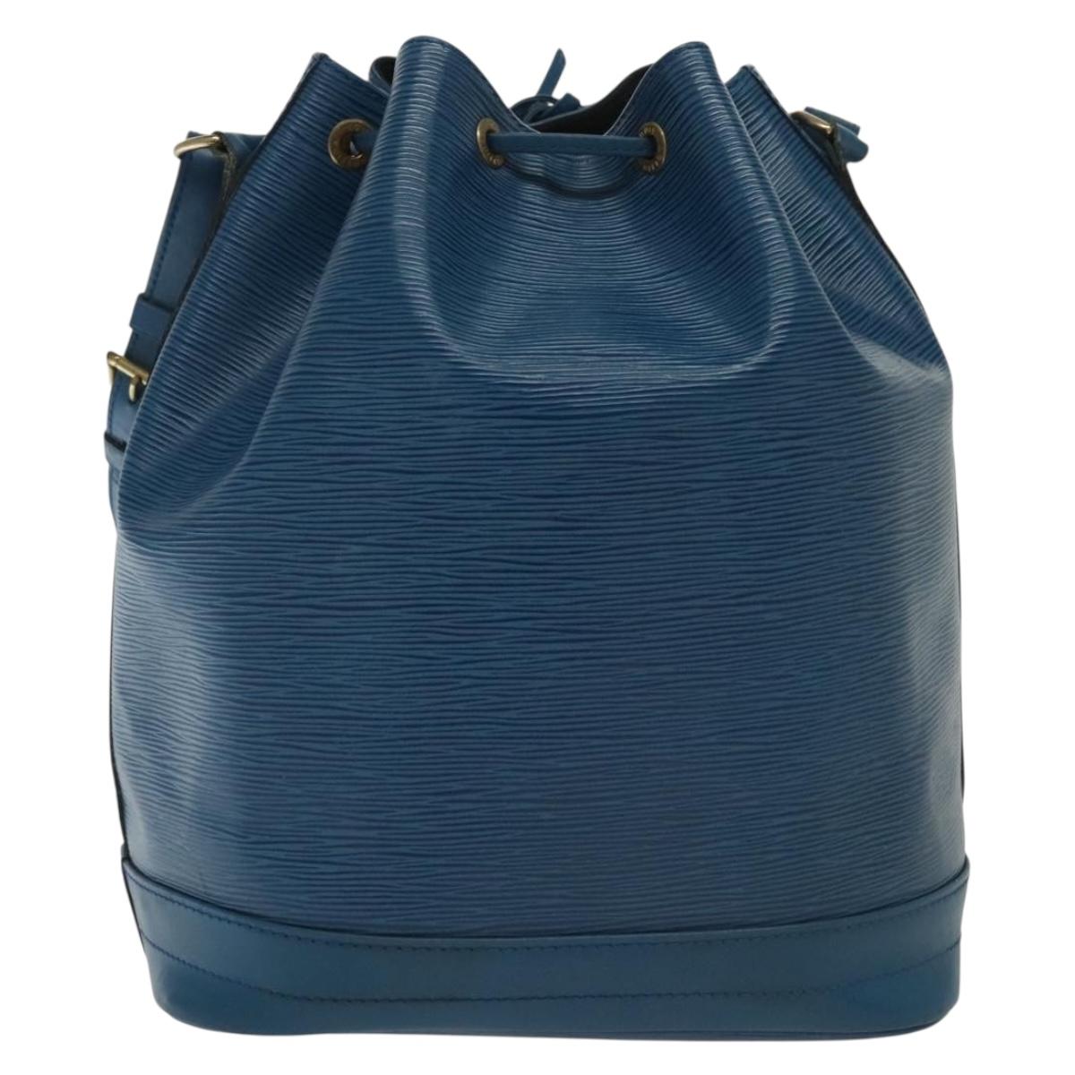 LOUIS VUITTON Epi Noe Shoulder Bag Toledo Blue M44005 LV Auth 140350