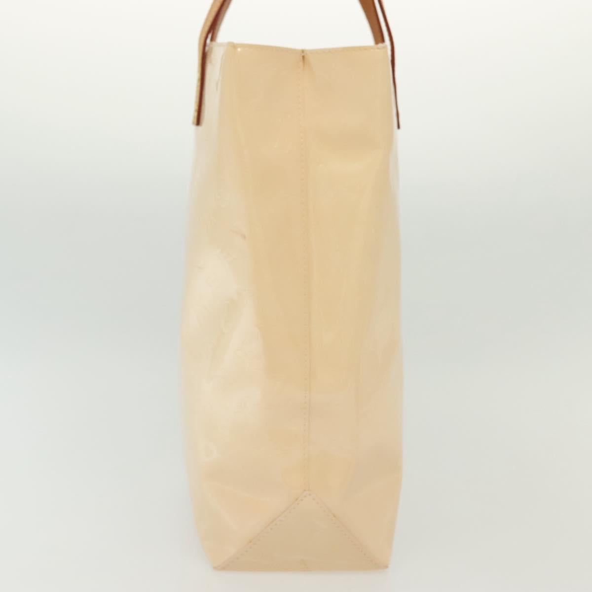 LOUIS VUITTON Vernis Reade MM Hand Bag Marshmallow Pink M91304 LV Auth 140351