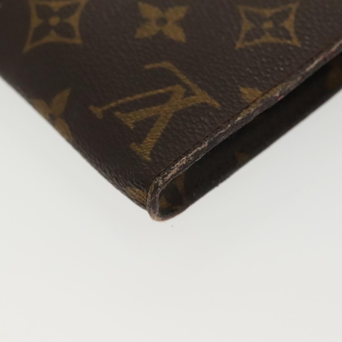 LOUIS VUITTON Monogram Bucket GM Accessory Pouch LV Auth 140368