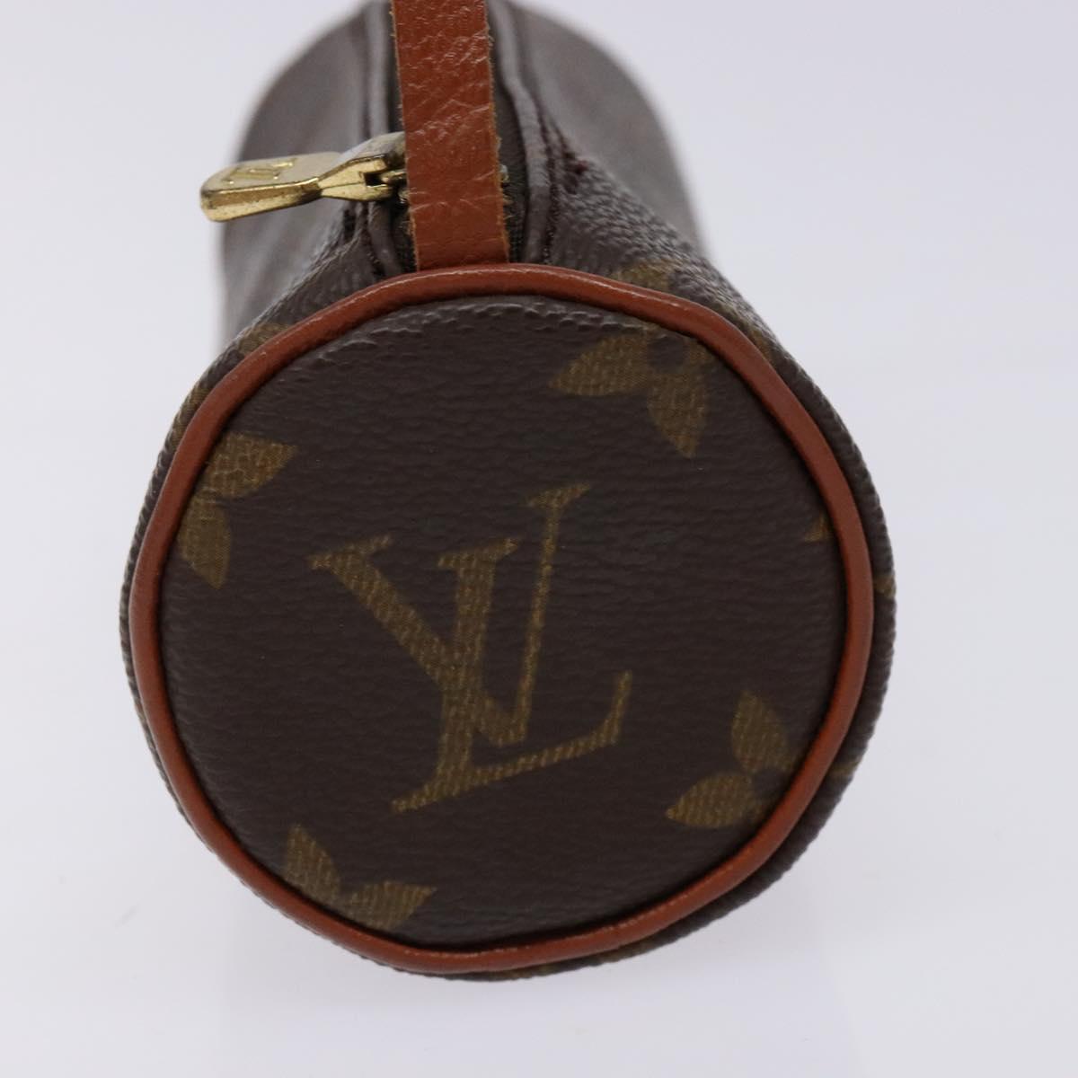 LOUIS VUITTON Monogram Papillon Pouch LV Auth 140372