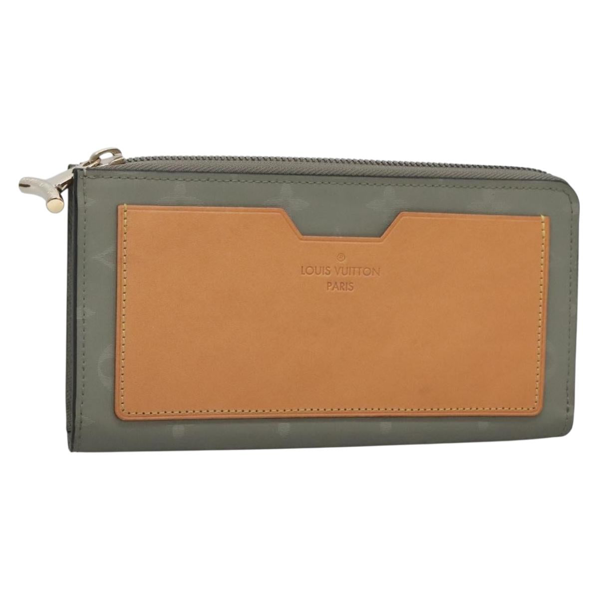 LOUIS VUITTON Monogram Titanium Portefeuille Cosmos Wallet M63237 Auth 140379