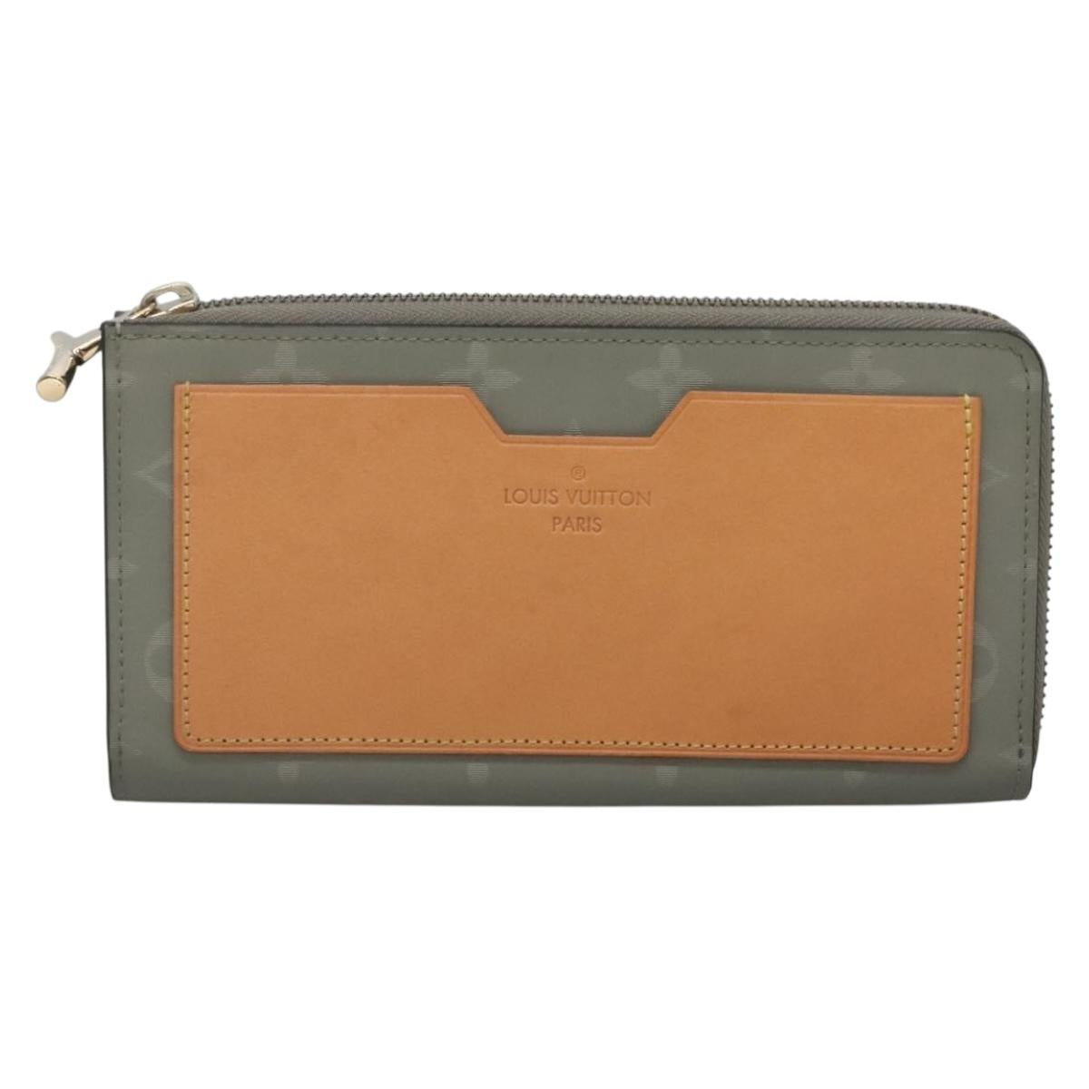 LOUIS VUITTON Monogram Titanium Portefeuille Cosmos Wallet M63237 Auth 140379