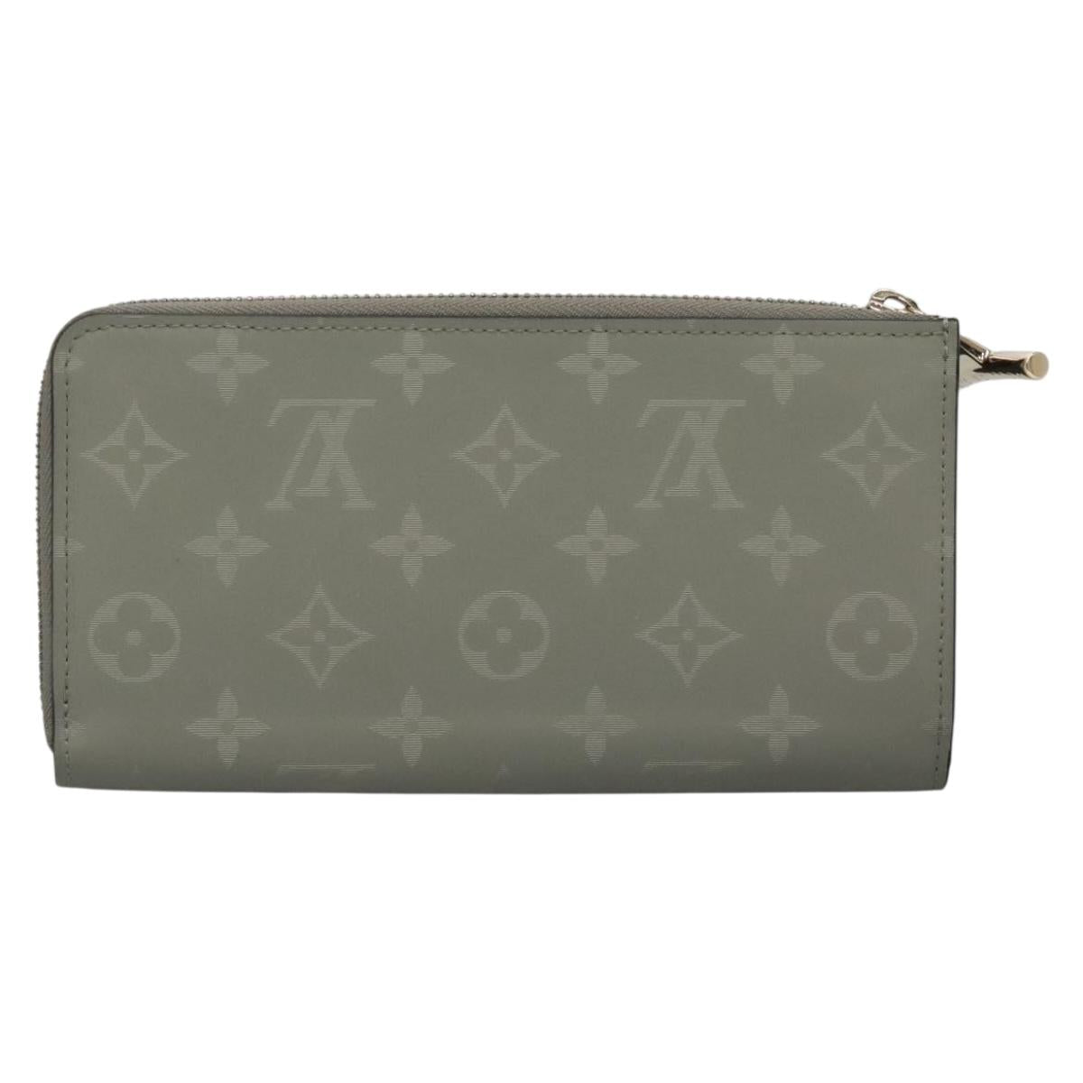 LOUIS VUITTON Monogram Titanium Portefeuille Cosmos Wallet M63237 Auth 140379
