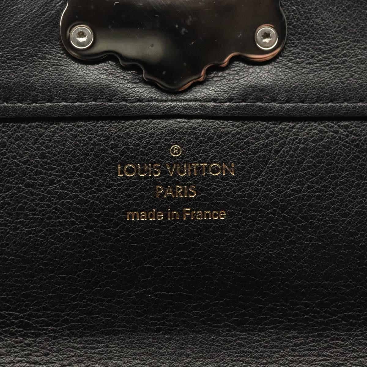 LOUIS VUITTON Monogram Reverse Portefeuille Sarah Long Wallet M64488 Auth 140380