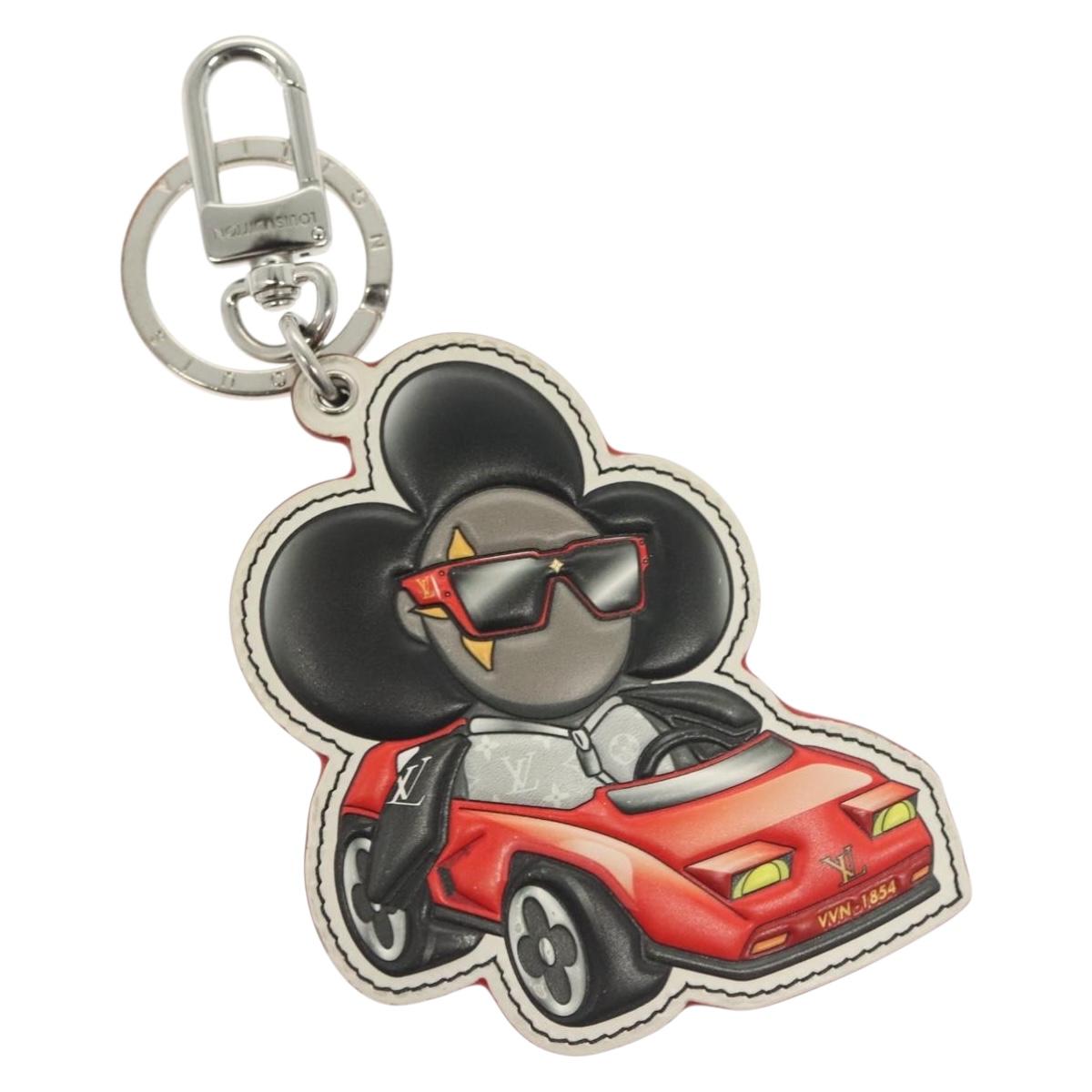 LOUIS VUITTON Monogram Eclipse Vivienne Sporty Car Charm M00960 LV Auth 140386M