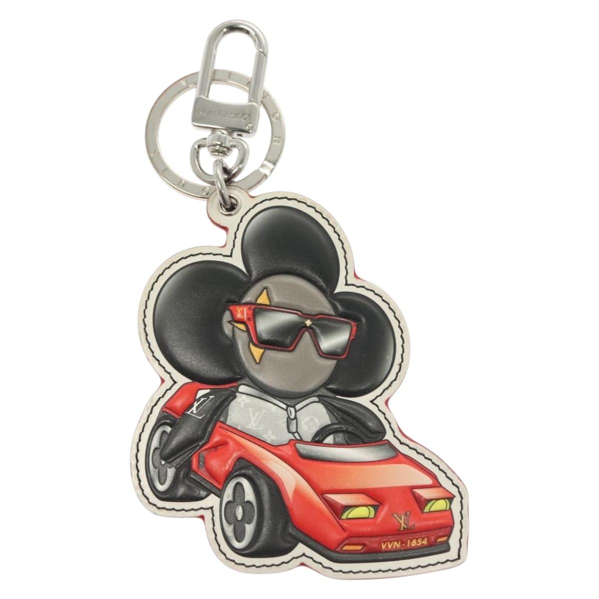 LOUIS VUITTON Monogram Eclipse Vivienne Sporty Car Charm M00960 LV Auth 140386M