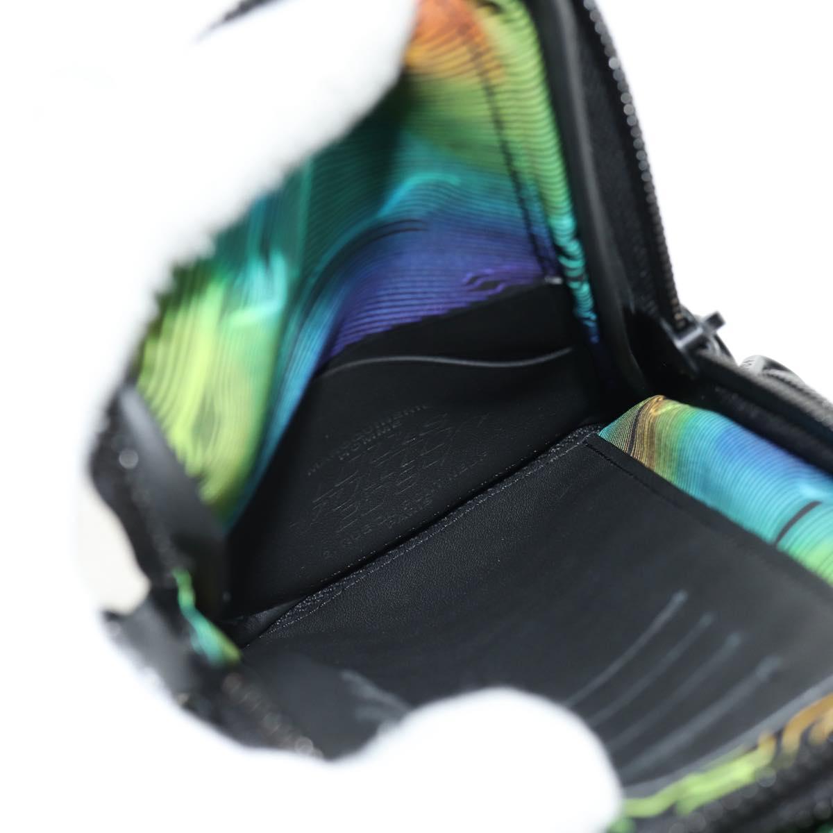 LOUIS VUITTON 3D Monogram Double Phone Pouch Black M80141 LV Auth 140387M