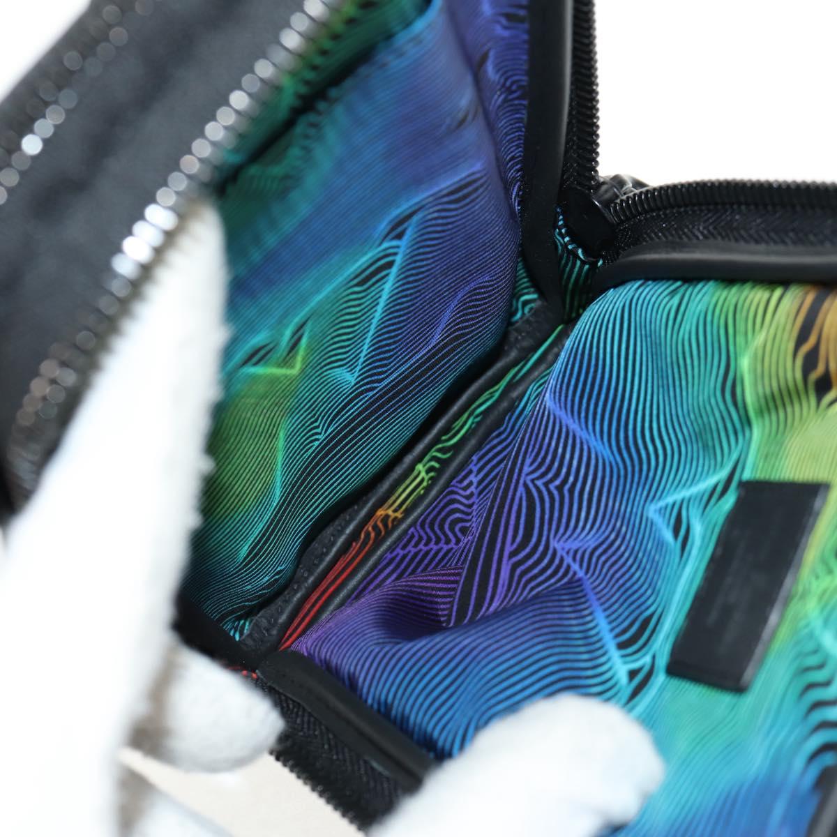 LOUIS VUITTON 3D Monogram Double Phone Pouch Black M80141 LV Auth 140387M