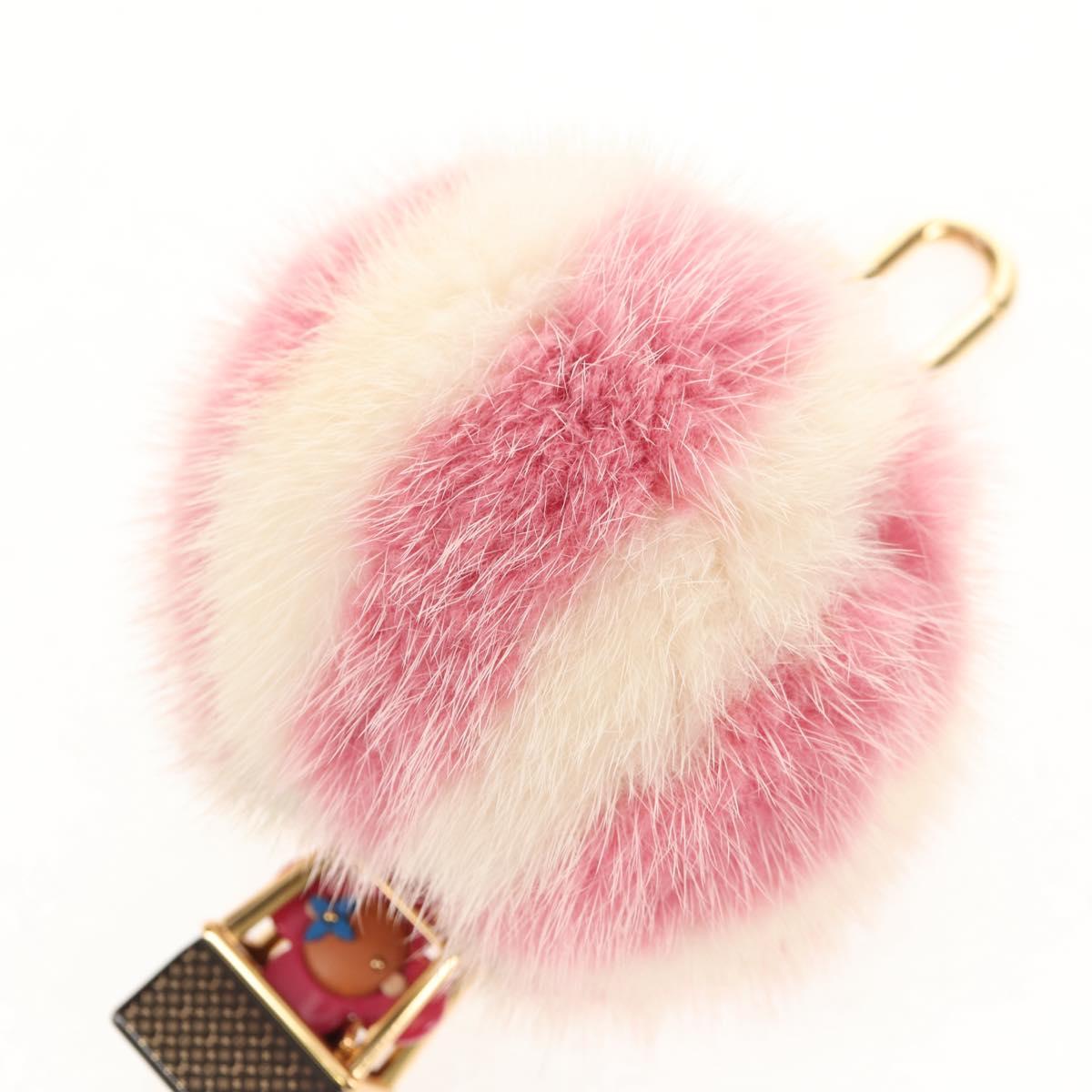 LOUIS VUITTON Vivienne Porte Cles Vivienne Bag Charm Fur M68655 LV Auth 140394M
