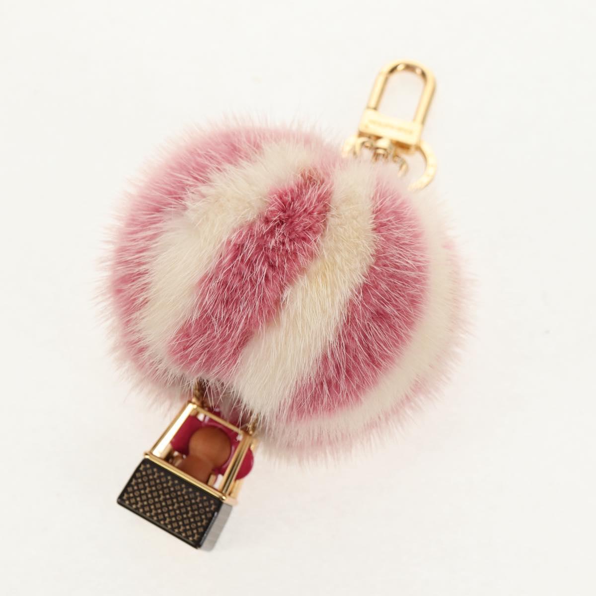 LOUIS VUITTON Vivienne Porte Cles Vivienne Bag Charm Fur M68655 LV Auth 140394M