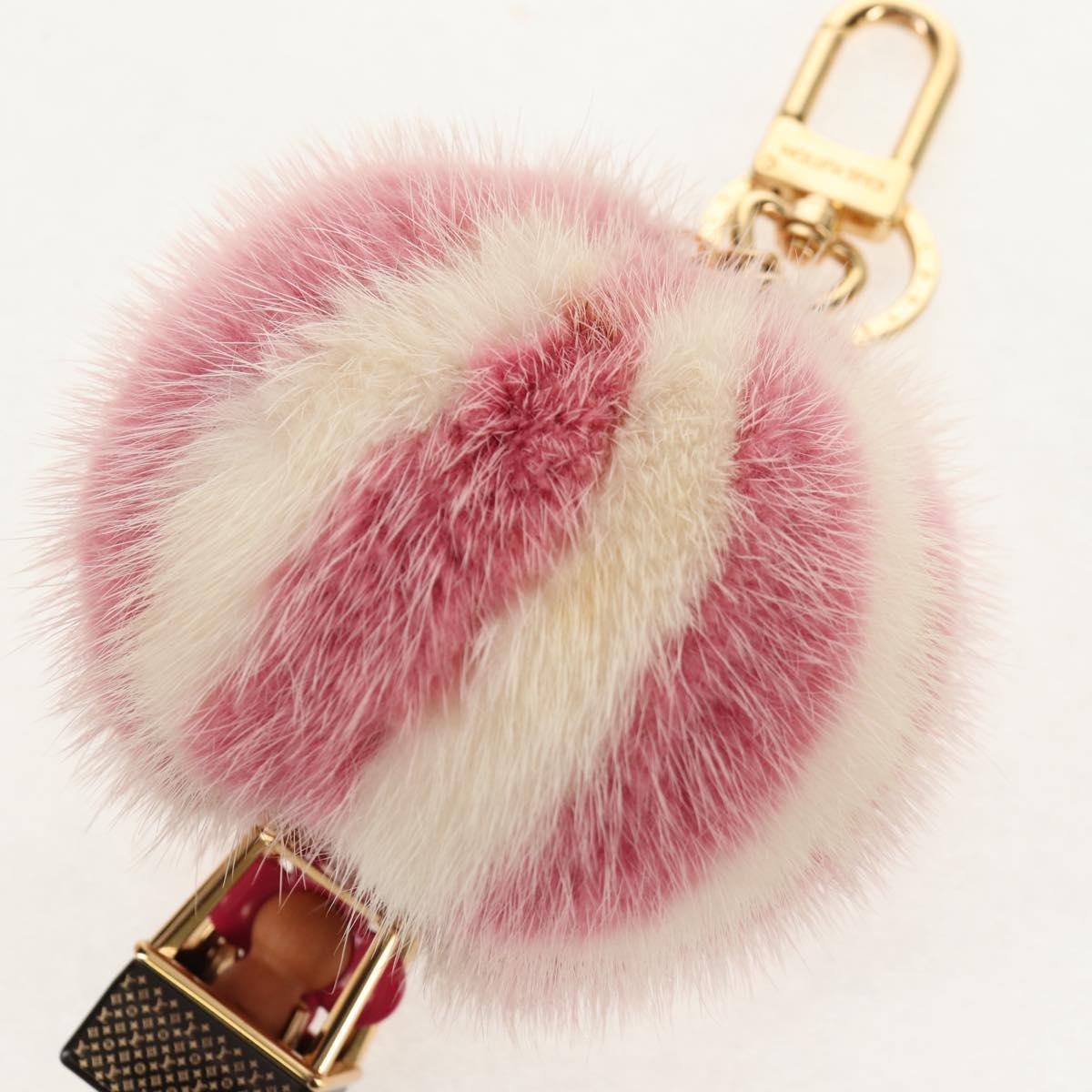 LOUIS VUITTON Vivienne Porte Cles Vivienne Bag Charm Fur M68655 LV Auth 140394M