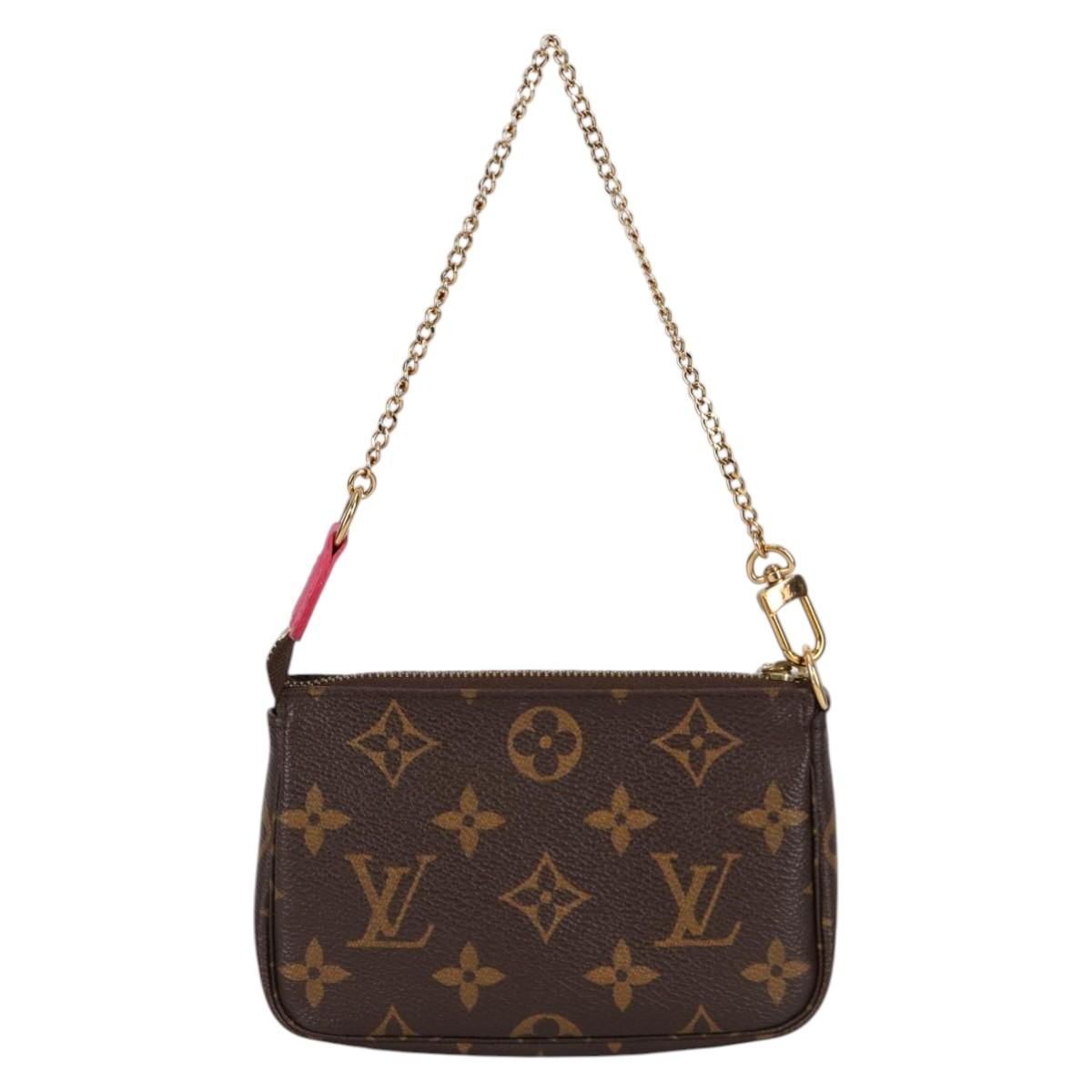 LOUIS VUITTON Monogram 2017 Only Mini Pochette Accessoires M62087 Auth 140396V