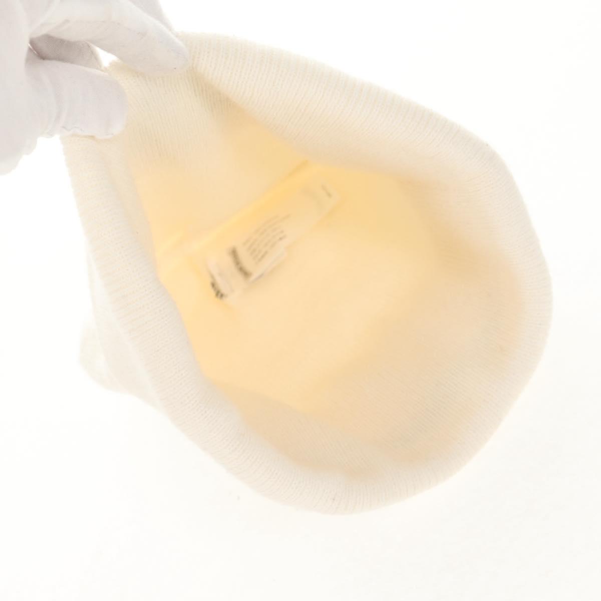 Chrome Hearts CH Plus Stitch Acrylic Beanie Cap Acrylic White Auth 140399M