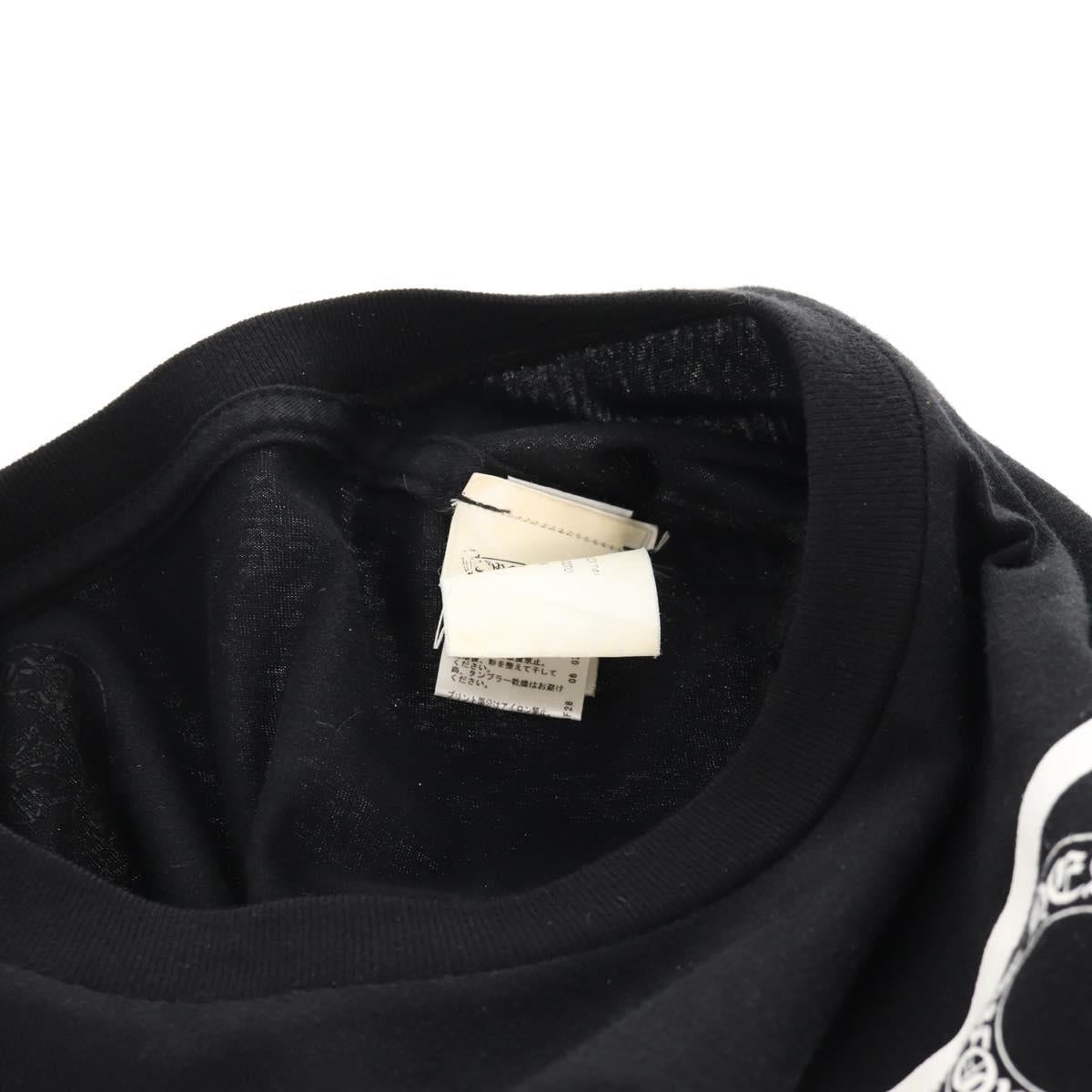 Chrome Hearts FOTI Horseshoe Short sleeved T-shirt Cotton Black Auth 140400M