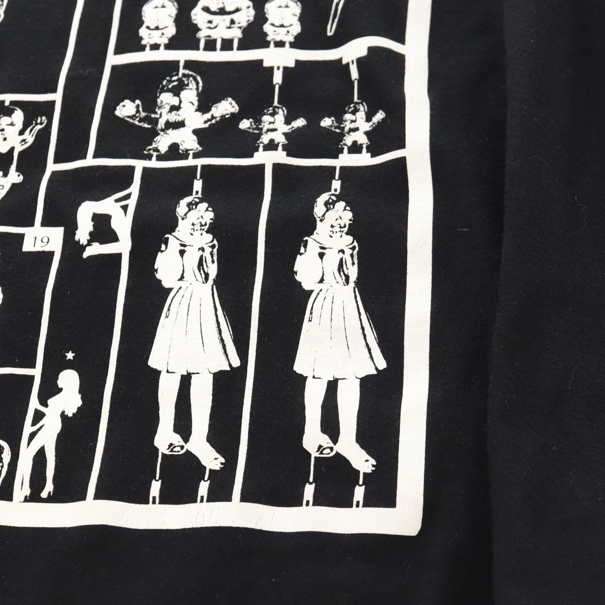 Chrome Hearts FOTI Horseshoe Short sleeved T-shirt Cotton Black Auth 140400M