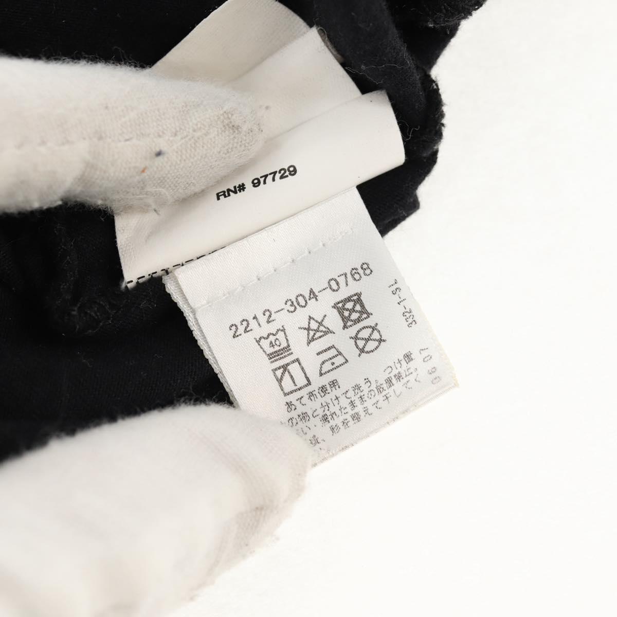 Chrome Hearts Neck Side Logo Horseshoe T-shirt Cotton Black Auth 140402M